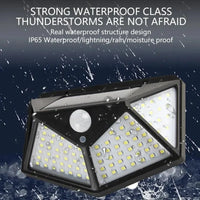 100LED Solar Wall Lamp – Outdoor Lampwaterproof Motion
