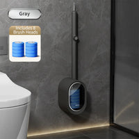 Cleaning Kit Disposable Toilet Accessory – Brush Wall Mounted