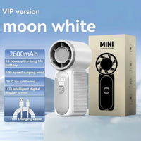 100-speed Mini Handheld Fan – High-speed Turbo Blower