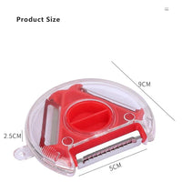 3in1 Magic Trio Peeler – Set Slicer Shredder