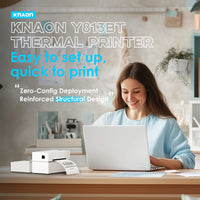 Thermal Label Printer -4x6 Shipping Label Printer for Small Business, Home Use - Compatible with Android, iPhone and Windows