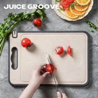 Stainless Steel Cutting Board for Kitchen Food-Grade Diamond-Pattern Large Chopping Board Non-Slip Double Sided Cutting Board