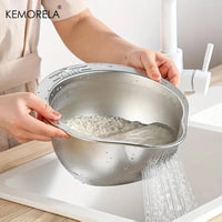 Rice Washer Strainer – Bowl Stainless Steel