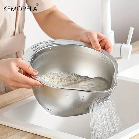 Rice Washer Strainer – Bowl Stainless Steel