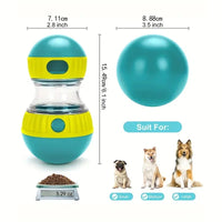 Interactive Dog Snack Dispenser Toy – Slow Feeder Puzzle Ball for Healthy Eating (2 Colors)