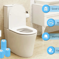 Toilet Brush and Holder Set with Disposable Refills Replacement Head Cleaning Kit Bathroom Cleaning Brush WC Accessories Tool