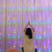LED Fairy String Curtain – Lights Mode Remote