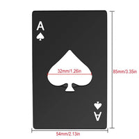 Poker Shaped Bottle Can Opener – Stainless Steel Credit