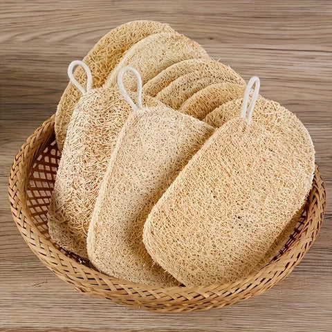 Gentle Body Scrubber Shower Accessory – Bath Bamboo Fiber