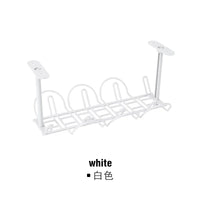 Under Desk Cable Management Tray – Power Strip & Cord Organizer