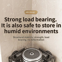 Aluminum Bathroom Storage Shelf – Triangle Basket Wall