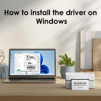 Thermal Label Printer -4x6 Shipping Label Printer for Small Business, Home Use - Compatible with Android, iPhone and Windows