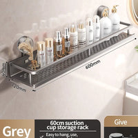 Drill Suction Cup Rack – Bathroom Shelf Toilet