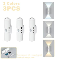 Double-head LED Night Light – Motion Sensor RGB