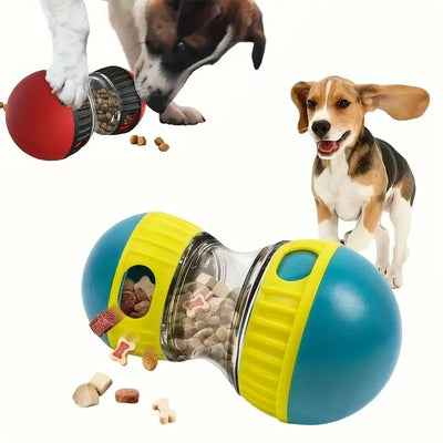 Interactive Dog Snack Dispenser Toy – Slow Feeder Puzzle Ball for Healthy Eating (2 Colors)