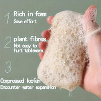 Gentle Body Scrubber Shower Accessory – Bath Bamboo Fiber