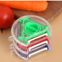 3in1 Magic Trio Peeler – Set Slicer Shredder