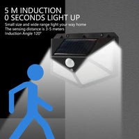 100LED Solar Wall Lamp – Outdoor Lampwaterproof Motion