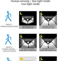 100LED Solar Wall Lamp – Outdoor Lampwaterproof Motion