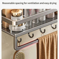 Drill Suction Cup Rack – Bathroom Shelf Toilet