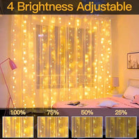 LED Fairy String Curtain – Lights Mode Remote