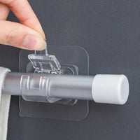 Adhesive Hooks Punch-free Curtain – Rod Clip Hook