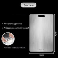 Stainless Steel Panel Chopping Board – Kitchen Household Thickened
