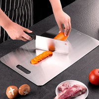 Stainless Steel Panel Chopping Board – Kitchen Household Thickened