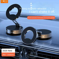 Foldable Magnetic Car Phone Holder – N52 Magnet 360