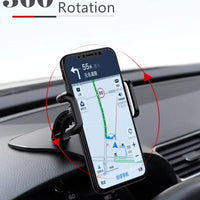 360 Rotatable Car Phone Holder – Universal Cell