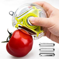 3in1 Magic Trio Peeler – Set Slicer Shredder