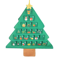 Hanging Christmas Tree Pocket Organizer – 41" DIY Advent Calendar & Treat Display