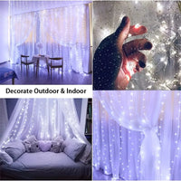 LED Fairy String Curtain – Lights Mode Remote