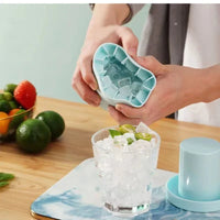 Silicone Ice Cube Tray – Round Bucket