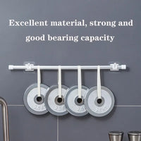 Adhesive Hooks Punch-free Curtain – Rod Clip Hook