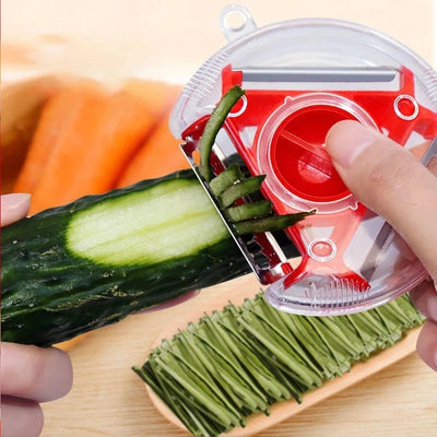 3in1 Magic Trio Peeler – Set Slicer Shredder