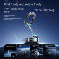 Foldable Magnetic Car Phone Holder – N52 Magnet 360