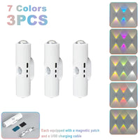 Double-head LED Night Light – Motion Sensor RGB