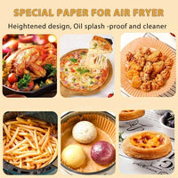 100-piece Air Fryer – Disposable Paper Non-stick