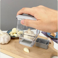 Manual Pressing Garlic Press – Grinding Grater Cutter