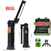 Cob LED Flashlight USB Accessory – Rechargeable Work Light