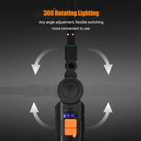 Cob LED Flashlight USB Accessory – Rechargeable Work Light