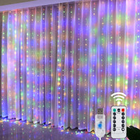 LED Fairy String Curtain – Lights Mode Remote