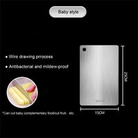 Stainless Steel Panel Chopping Board – Kitchen Household Thickened