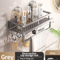 Drill Suction Cup Rack – Bathroom Shelf Toilet