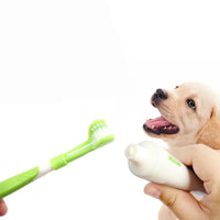 3-sided Pet Toothbrush – Dog Plastic