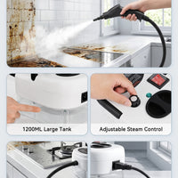2500W High Temperature Steam Cleaner – 110V Portable Handheld