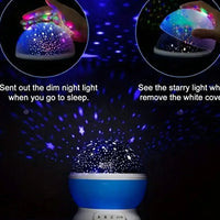 Star Moon Projection Lamp – Room Decor Birthday
