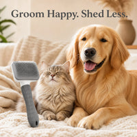 Universal Pet Detangling Brush – Massages Out Knots