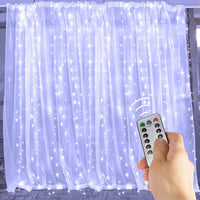 LED Fairy String Curtain – Lights Mode Remote